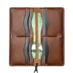 Leather Long Wallet - Natural - Image 3