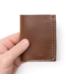 Leather Trifold Wallet - Natural - Image 2