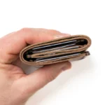 Leather Trifold Wallet - Natural - Image 8