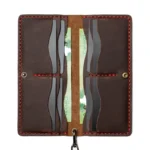 Leather Long Wallet - Heritage Brown - Image 3
