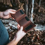 Leather Trifold Wallet - Heritage Brown - Image 6