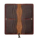 Leather Long Wallet - Heritage Brown - Image 2