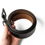 1.5" Vanguard Leather Belt - Black - Image 4