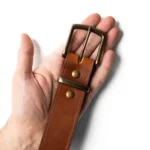 1.5" Vanguard Leather Belt - English Tan - Image 3