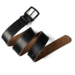 1.5" Vanguard Leather Belt - Black