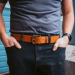 1.5" Vanguard Leather Belt - English Tan - Image 5