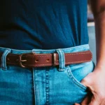 1" Vanguard Leather Belt - Heritage Brown - Image 5