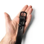 1" Vanguard Leather Belt - Black - Image 4