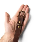 1" Vanguard Leather Belt - Heritage Brown - Image 4