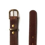 1" Vanguard Leather Belt - Heritage Brown - Image 2