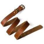 1" Vanguard Leather Belt - English Tan