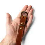 1" Vanguard Leather Belt - English Tan - Image 4