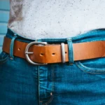 1.5″ Women’s Leather Belts - Natural - Image 5