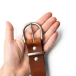 1.5″ Women’s Leather Belts - English Tan - Image 3