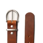1.5″ Women’s Leather Belts - English Tan - Image 2