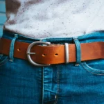 1.5″ Women’s Leather Belts - English Tan - Image 5