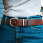 1.5″ Women’s Leather Belts - Heritage Brown - Image 5