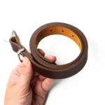1" Women's Leather Belts - Heritage Brown - Image 2