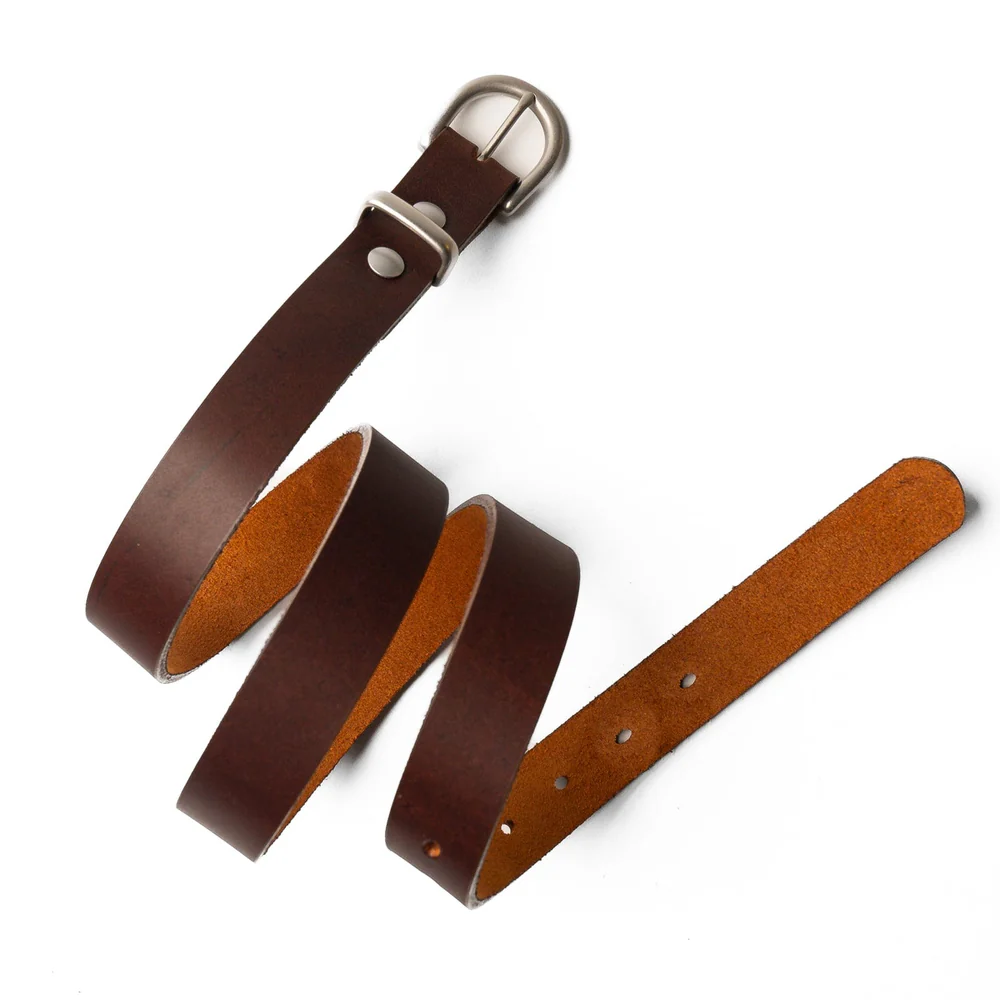 women-s-leather-belt-1-dedo-leather (20) 1" Women's Leather Belts - Heritage Brown