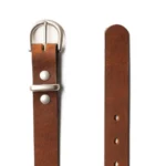 1" Women's Leather Belts - English Tan - Image 2
