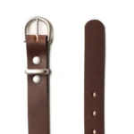 1" Women's Leather Belts - Heritage Brown - Image 3